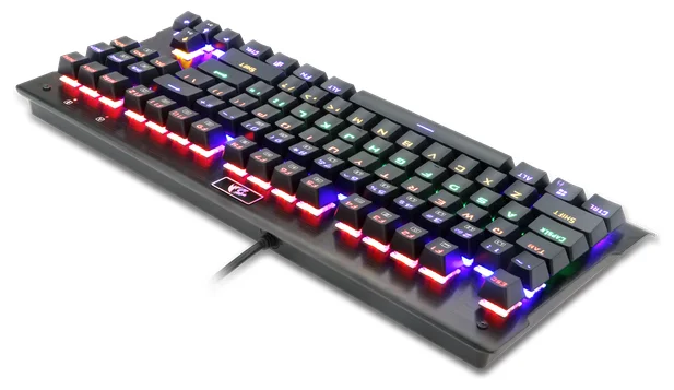 Цена Клавиатура REDRAGON Visnu Rainbow Black