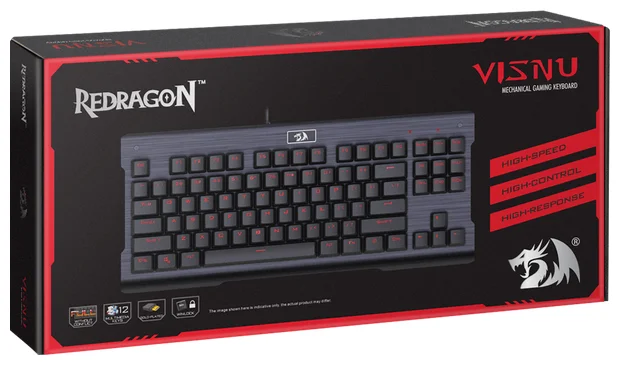 Клавиатура REDRAGON Visnu Rainbow Black Казахстан