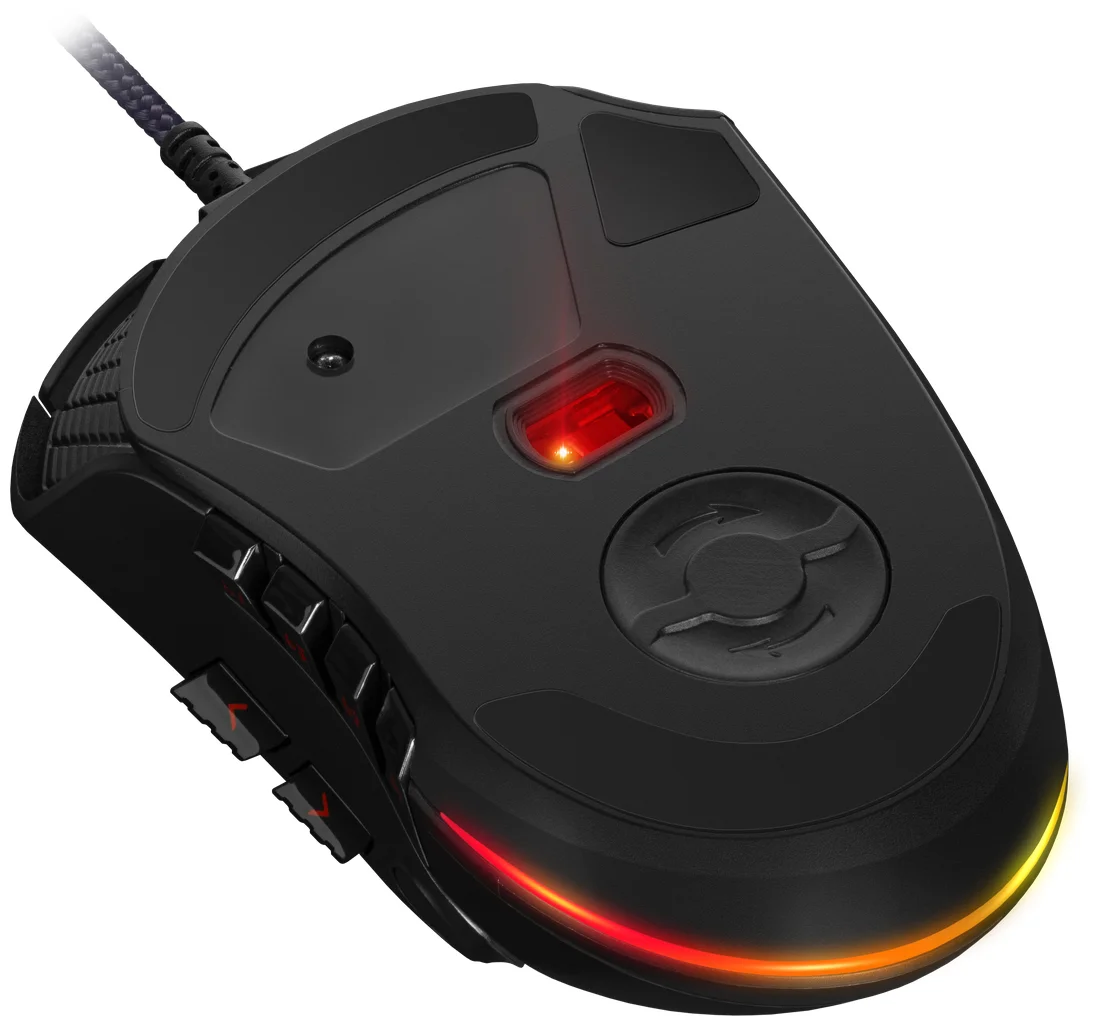 Цена Мышь DEFENDER Oversider GM-917 RGB Black (52917)