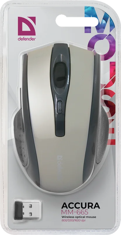 Картинка Мышь DEFENDER Accura MM-665 Grey