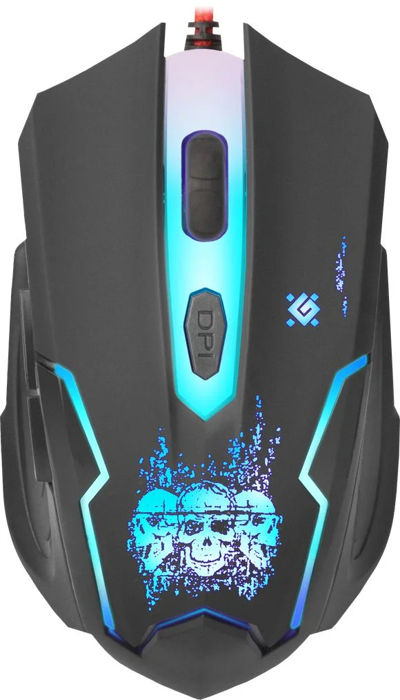 Мышь DEFENDER Skull GM-180L (Коврик в комплекте)