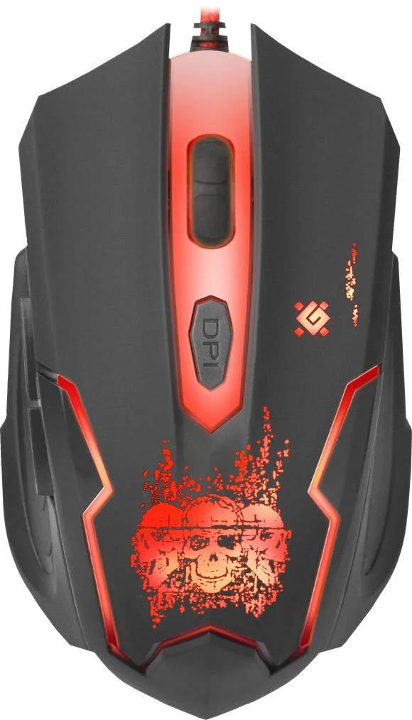 Фото Мышь DEFENDER Skull GM-180L (Коврик в комплекте)