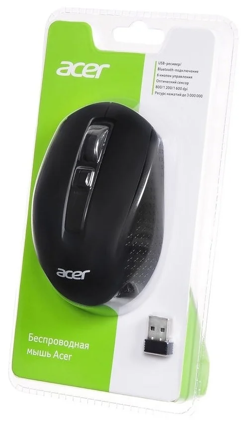 Мышь ACER OMR070 Black Казахстан