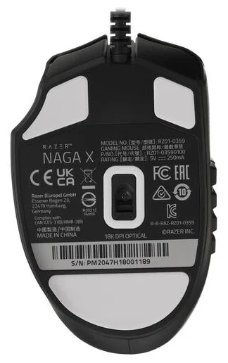 Мышь RAZER Naga X (RZ01-03590100-R3M1) Казахстан Мышь RAZER Naga X (RZ01-03590100-R3M1) Казахстан