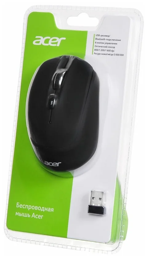 Купить Мышь ACER OMR050 Black