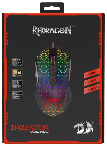 Мышь REDRAGON Inquisitor Black Казахстан