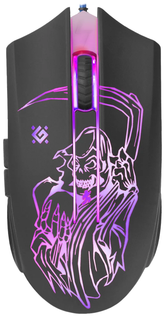Фото Мышь игровая DEFENDER Ghost GM-190L оптика,6кнопок,800-3200dpi