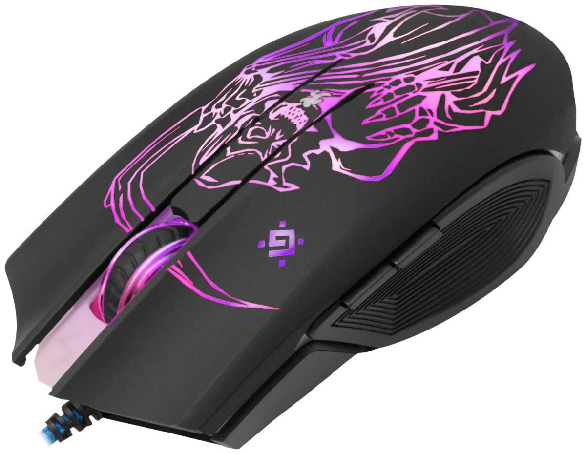 Купить Мышь игровая DEFENDER Ghost GM-190L оптика,6кнопок,800-3200dpi