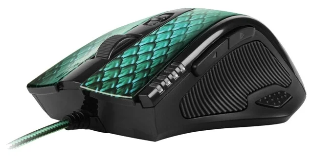 Фотография Мышь SHARKOON Drakonia USB green