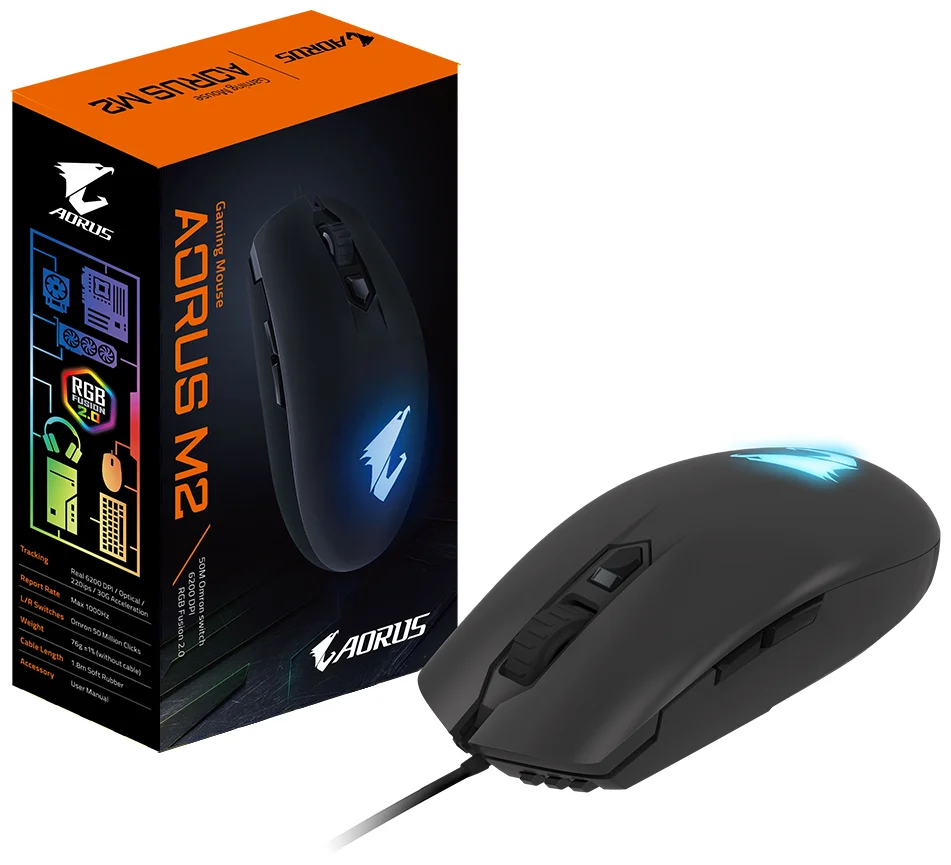 Купить Мышь GIGABYTE GM-AORUS M2 Чёрная