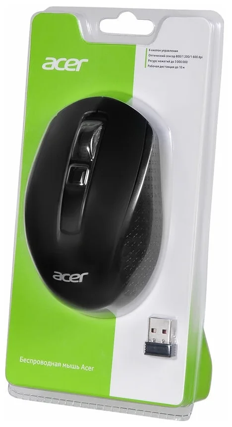 Мышь ACER OMR060 Wireless Optical Black заказать