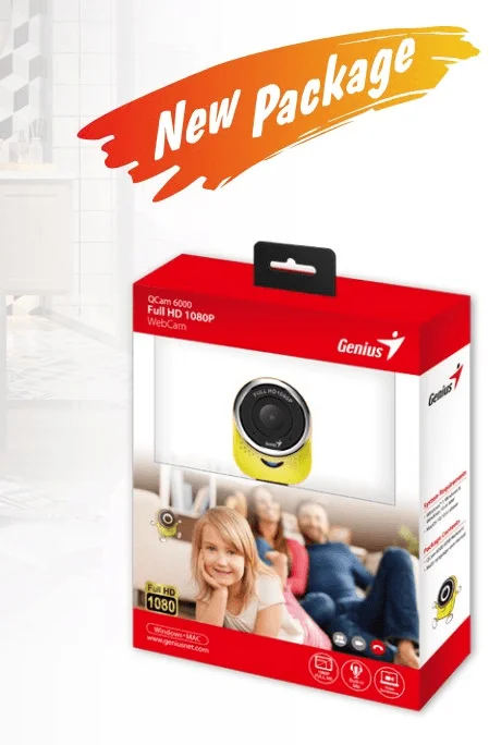 Купить Веб-камера GENIUS QCam 6000 red