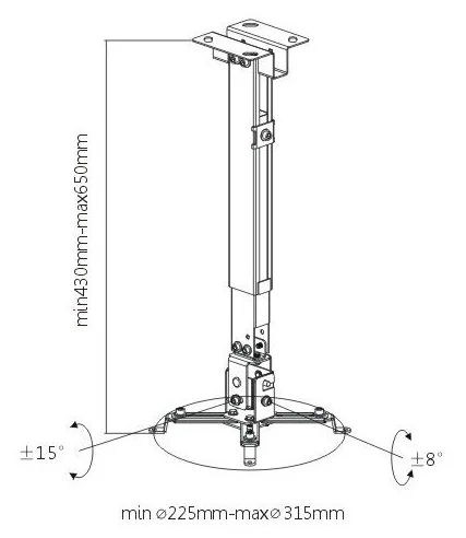 Фотография Кронштейн BRATECK настенный PRB-2W Wh Фотография Кронштейн BRATECK настенный PRB-2W Wh