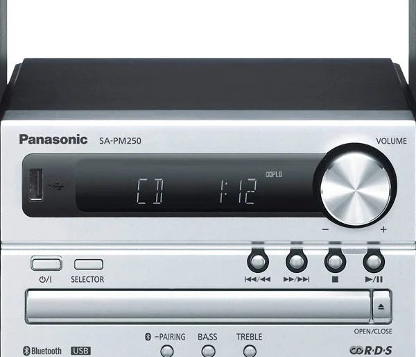 Цена Музыкальный центр PANASONIC SC-PM250EE-S