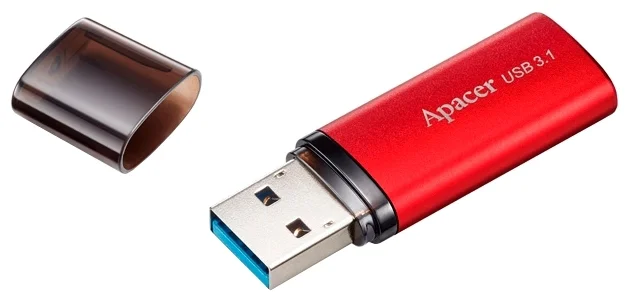 Фотография USB-накопитель APACER AH25B 128Gb Красный (AP128GAH25BR-1)