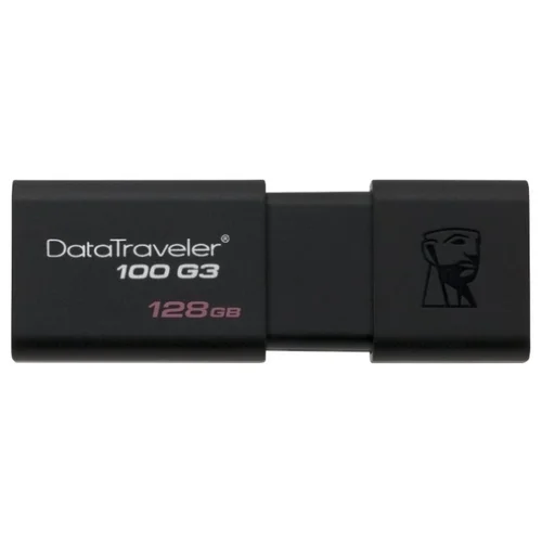 Фото USB накопитель KINGSTON DT100G3/128Gb USB 3.0 Black