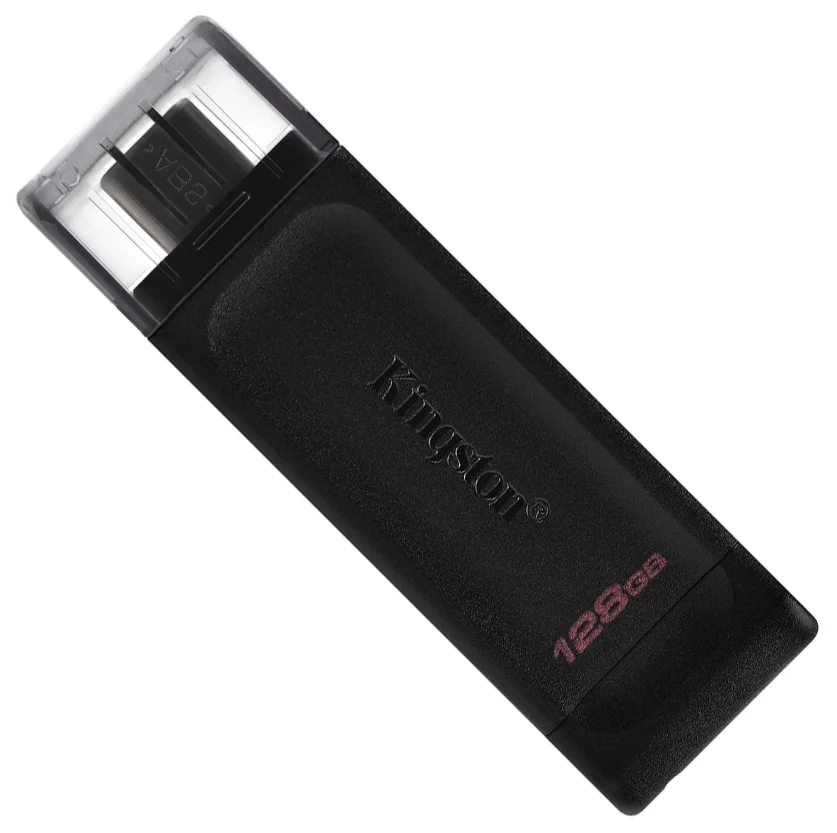 Фото USB накопитель KINGSTON DT70/128Gb Black