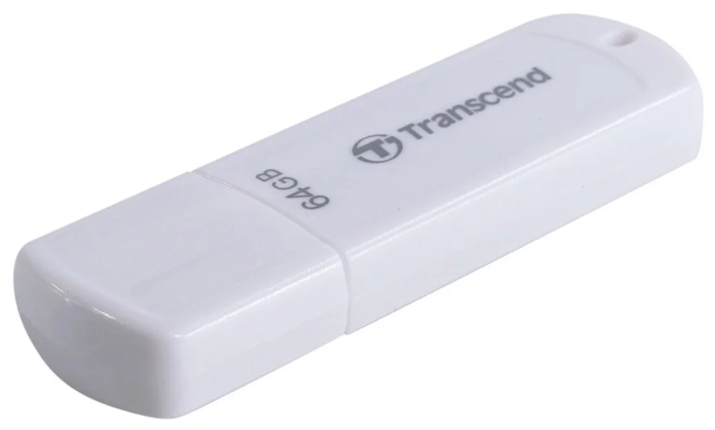 Фотография USB накопитель TRANSCEND TS64GJF370 белый
