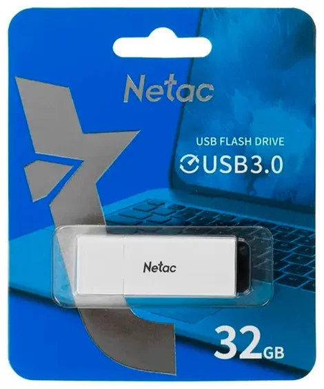 USB накопитель NETAC NT03U185N-032G-30WH 32GB
