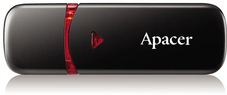 Фото USB накопитель APACER AH333 64GB Чёрный (AP64GAH333B-1)