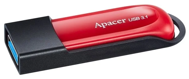 Фото USB-накопитель Apacer AH25A 64GB Чёрный (AP64GAH25AB-1)