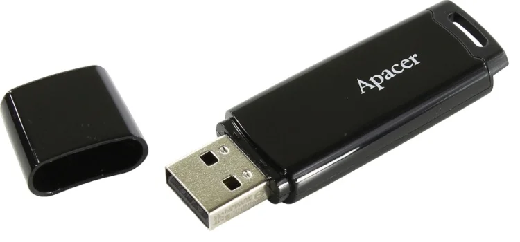 Фотография USB накопитель APACER AH336 32GB черный (AP32GAH336B-1)