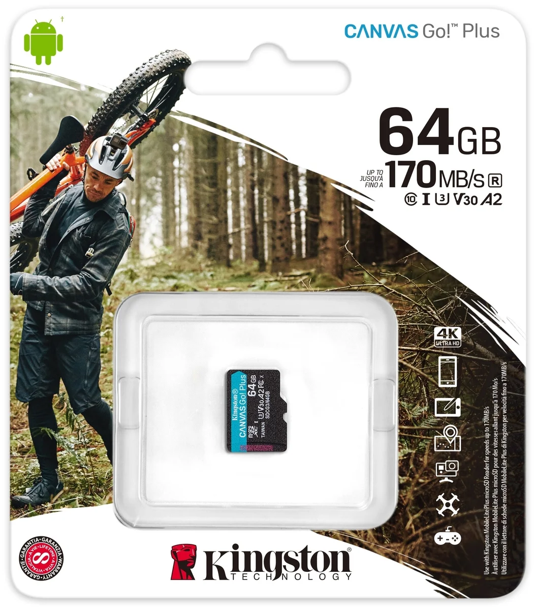 Фотография Карта памяти KINGSTON SDCG3/64GBSP