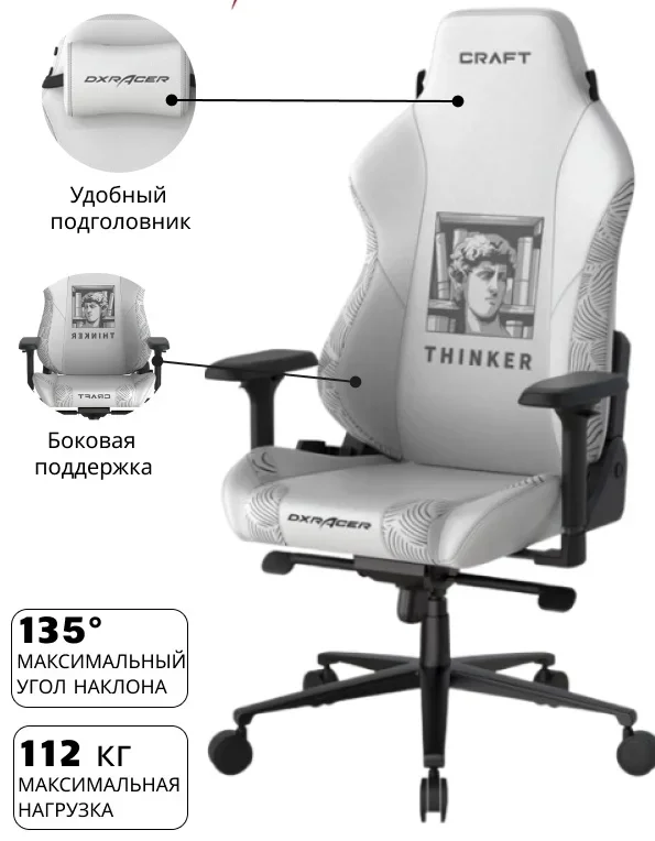 Игровое компьютерное кресло DXRACER Craft Standard F-23 Thinker (GC/LCF23LTA)
