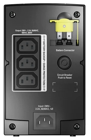 Фотография ИБП APC Back-UPS BX BX500CI Фотография ИБП APC Back-UPS BX BX500CI