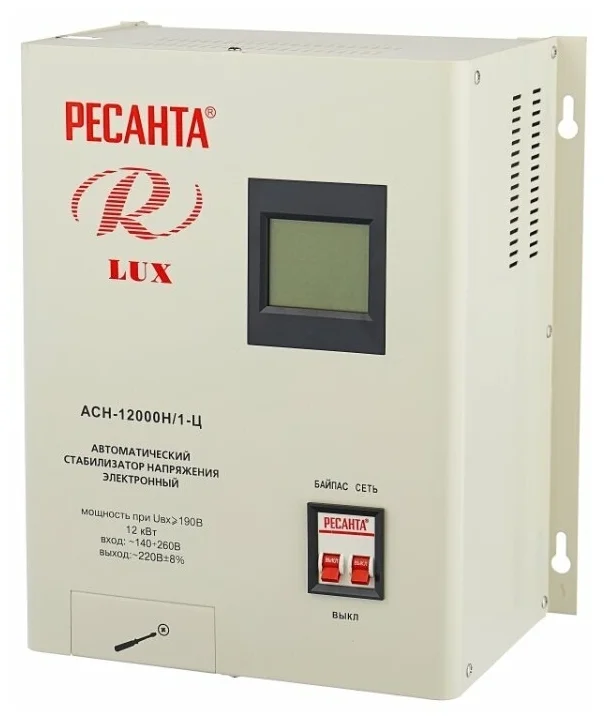 Фото Стабилизатор РЕСАНТА АСН-12000Н/1-Ц Lux
