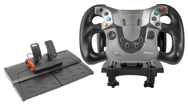 Фотография Руль игровой DEFENDER Forsage Sport
