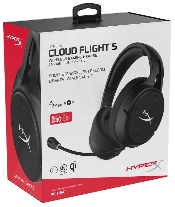 Наушники HyperX HX-HSCFS-SG/WW Cloud Flight S Казахстан