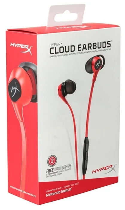 Фотография Наушники HyperX Cloud Earbuds HX-HSCEB-RD