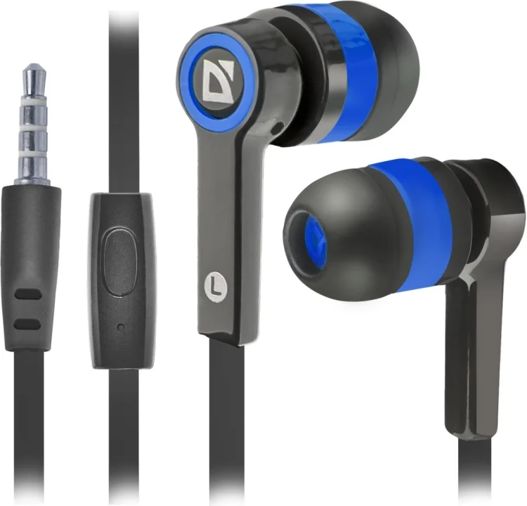 Наушники DEFENDER Pulse 420 Black + Blue