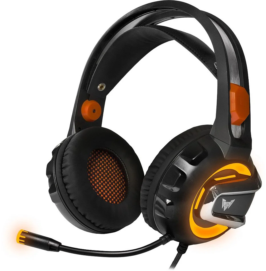 Фото Гарнитура CROWN CMGH-3103 Black-orange Фото Гарнитура CROWN CMGH-3103 Black-orange