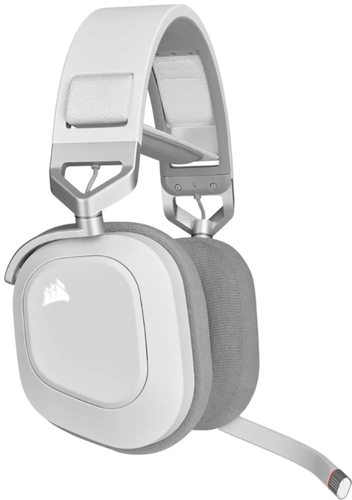 Фотография Гарнитура CORSAIR HS80 RGB Wireless (CA-9011236-EU) White