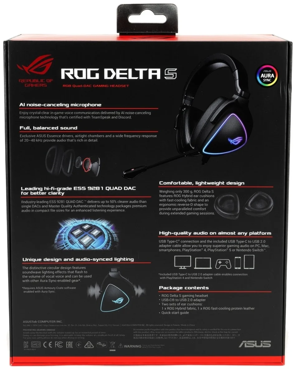 Гарнитура ASUS ROG DELTA GUNDAM LTD/U (90YH0332-B2UA00) заказать