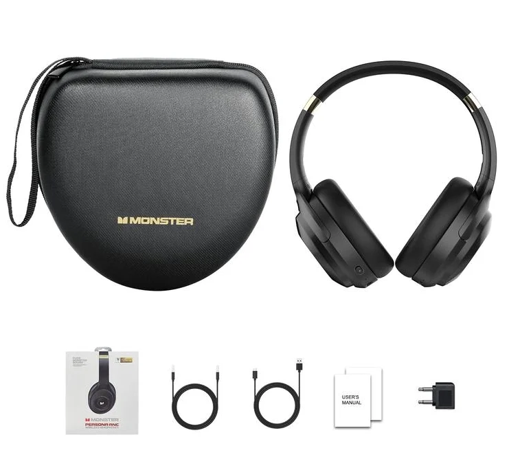 Фото Наушники MONSTER PERSONA ANC Headphone (Black)