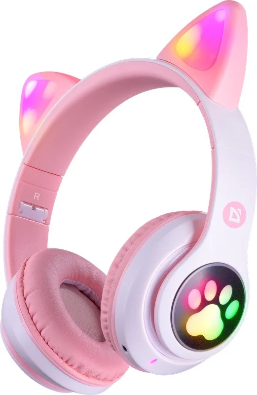 Наушники DEFENDER FreeMotion B585 led Pink BT