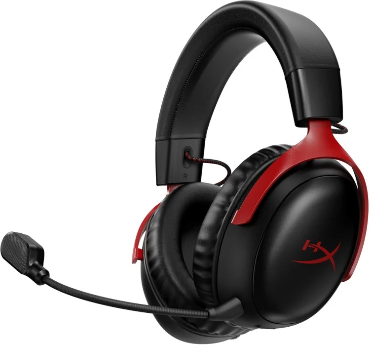 Фото Гарнитура HyperX Cloud III Wireless Gaming Headset Red (77Z46AA)