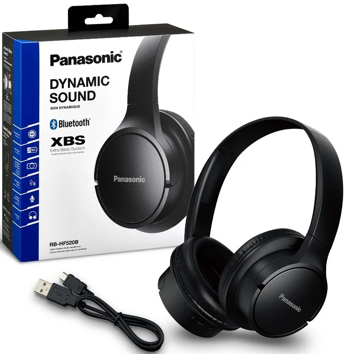 Картинка Наушники PANASONIC RB-HF520BGE-K