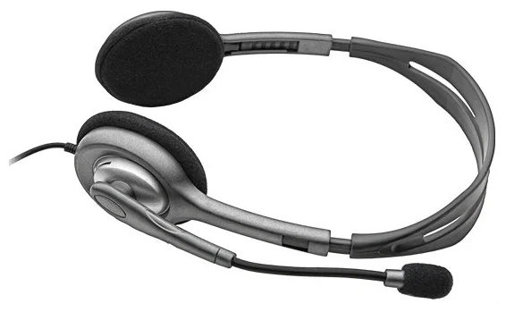Фото Наушники-гарнитура LOGITECH H111 Grey (981-000593)