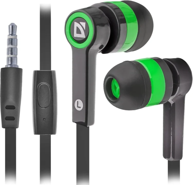 Наушники DEFENDER Pulse 420 Black + Green