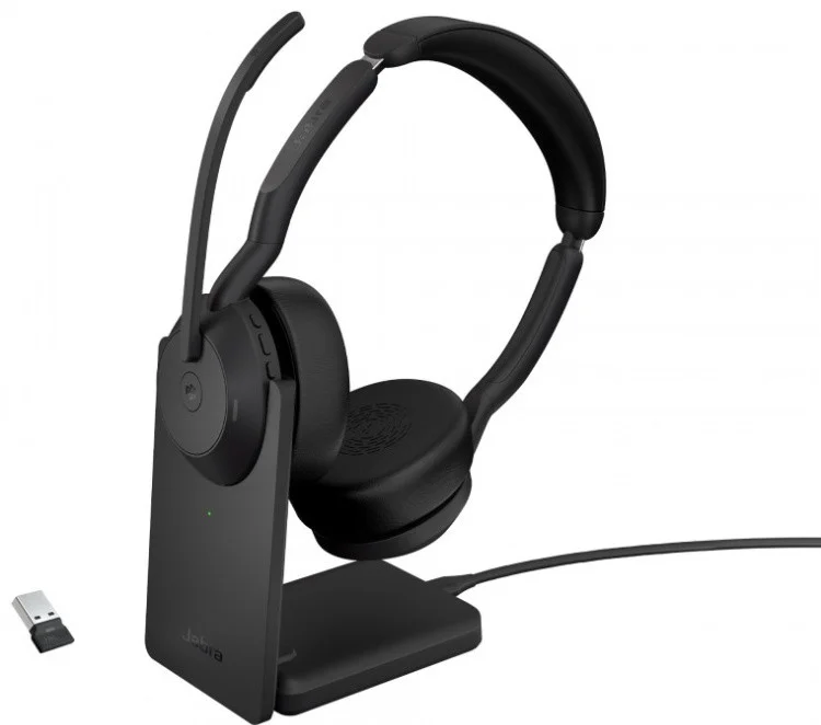 Фото Гарнитура JABRA Evolve2 55 Link380a MS Stereo Stand 25599-999-989