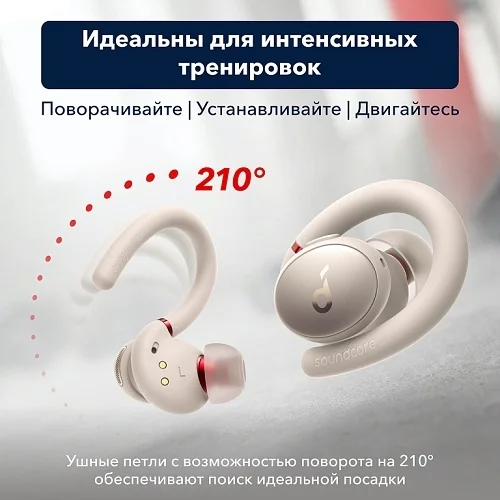 Фото Наушники SOUNDCORE TWS Sport X10 A3961 WT (SDC-A3961G21-WT)