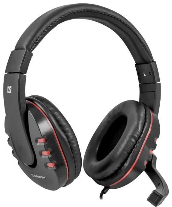 Фото Наушники DEFENDER Warhead G-160 Black red