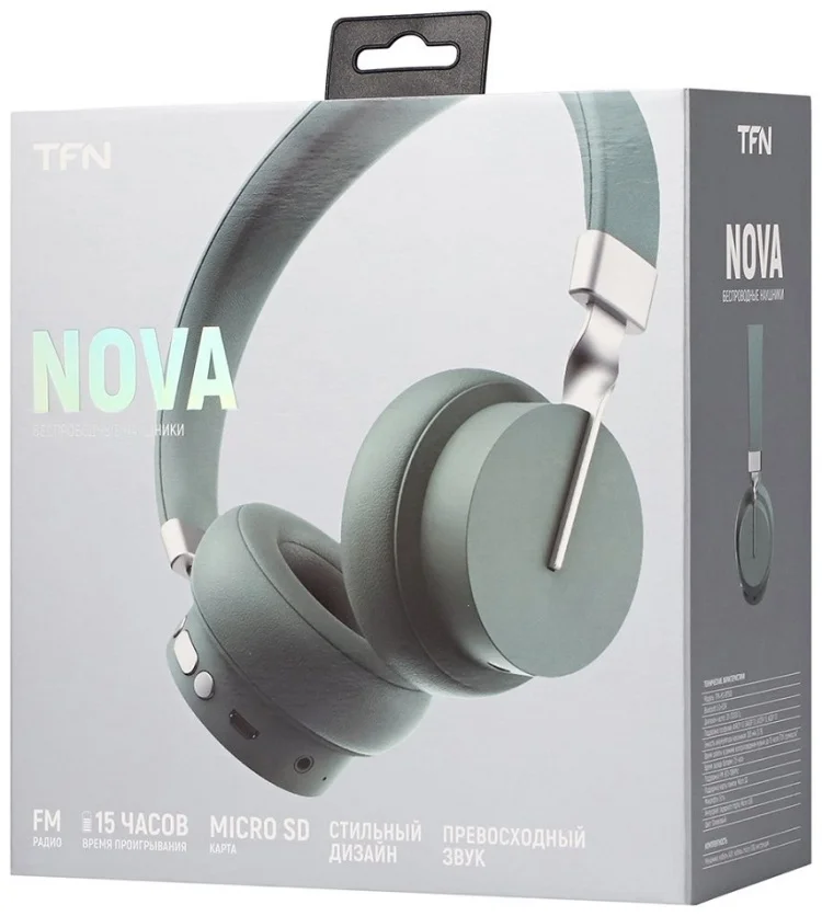 Фотография Наушники TFN Nova olive (TFN-HS-BT500OL)