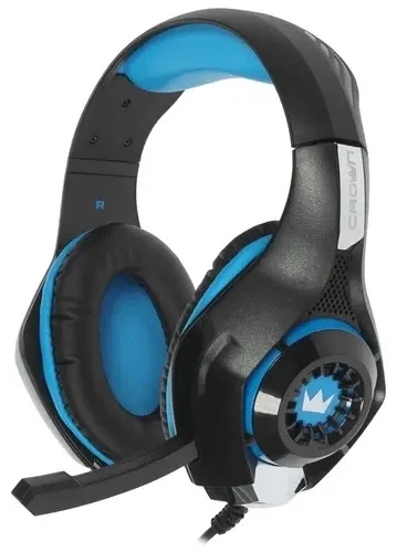 Фото Гарнитура CROWN CMGH-102T Black&blue игровая
