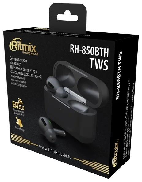 Фото Наушники RITMIX RH-850BTH TWS Black