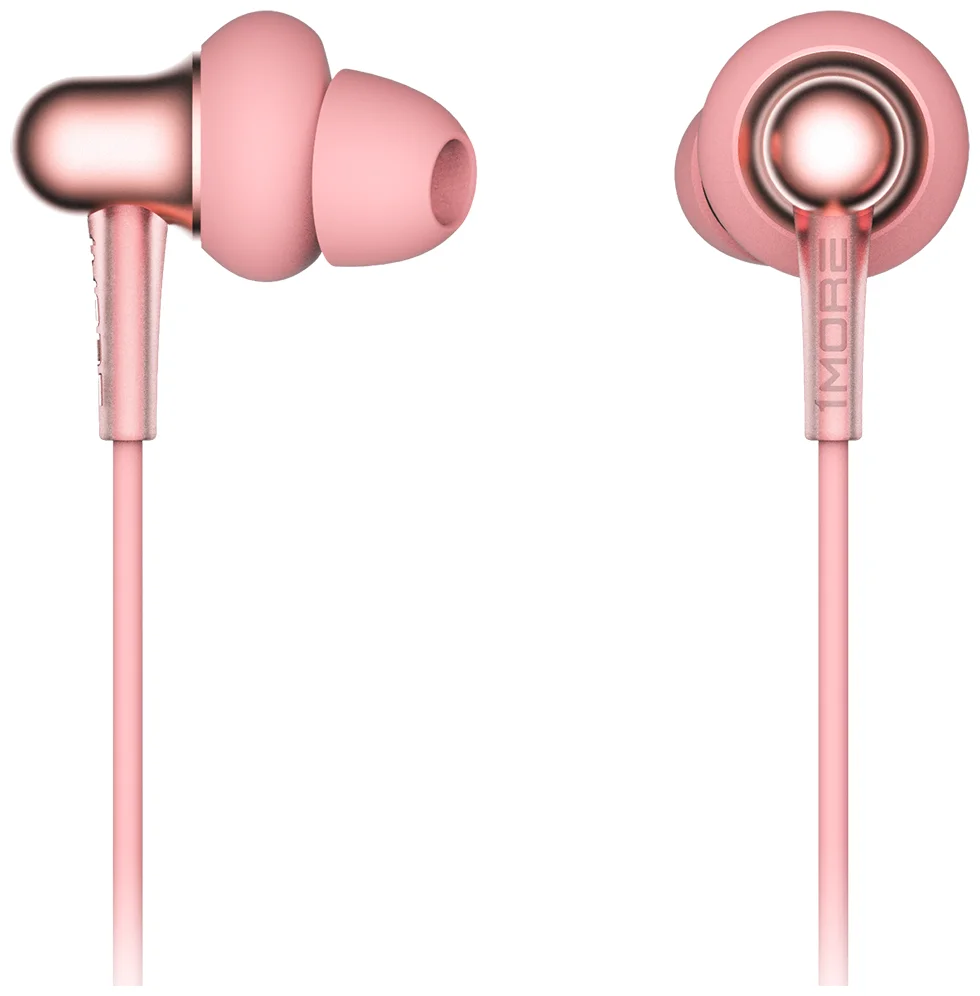 Фотография Наушники XIAOMI 1MORE Stylish Dual-dynamic Driver E1025 Pink